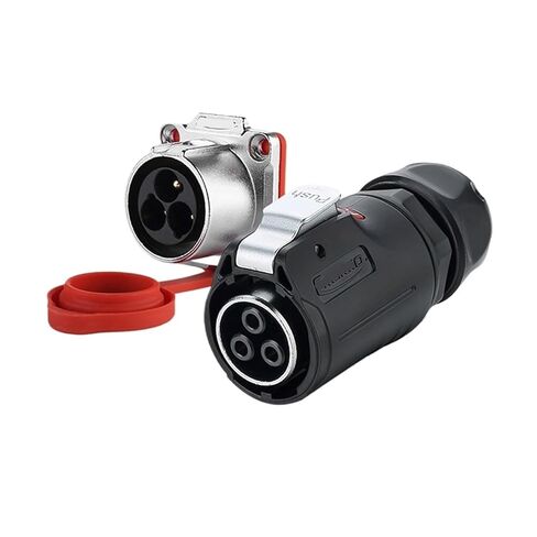 LP24 تركيب عكسي ثلاثي النواة (25A) مصباح عرض LED للطيران موصل سلك الطاقة (تركيب عكسي) in Kuwait