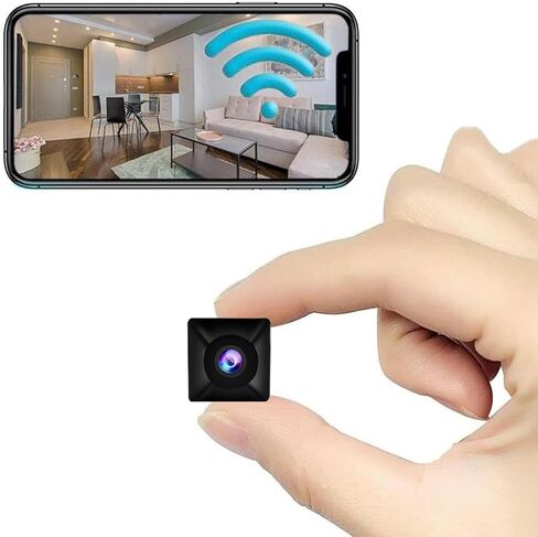 كاميرا مراقبة للرؤية الليلية ملونة W-Q8 مع بطاقة SD سعة 64 جيجابايت، فيديو عالي الدقة 2K، تعمل بالبطارية، كشف الحركة، تخزين سحابي، كاميرات لاسلكية واي فاي مغناطيسية لأمن المنزل، المكتب، الحيوانات الأليفة، الأطفال والمزيد in Kuwait