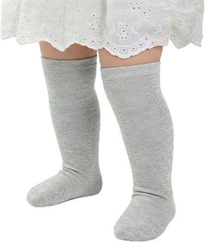 Zando Kids Knee High Socks School Uniform Long Stockings, Soccer Softball Baseball Socks for Girls & Boys in Saudi Arabia