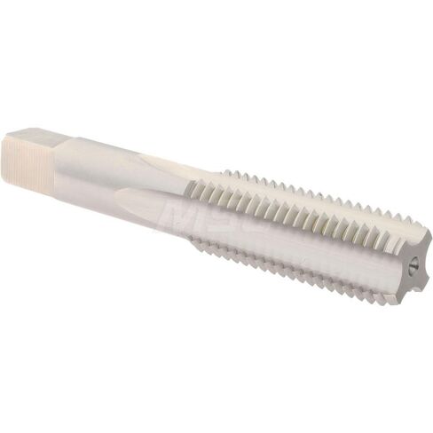 Hertel Straight Flute Tap, M20x2.5 Metric Coarse, 4 Flute, Bottoming Chamfer, 6H Class of Fit, High-Speed Steel, Bright/Uncoated Finish, 4-15/32" OAL in Saudi Arabia