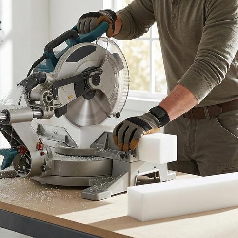 قطعتان من المكعبات البلاستيكية الصلبة، 2.36 × 2.36 × 11.8 بوصة، مكعبة بلاستيكية بيضاء مستطيلة لتحسين أرضية المنزل، والتصنيع الآلي، والمشروعات اليدوية in Kuwait