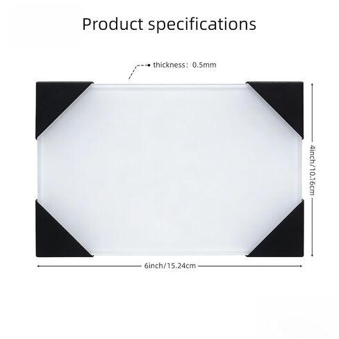 Clear PET Rigid Plastic Sheets, 0.5mm, high Clarity & Impact Resistant. for Model Making, Display Cases, DIY Crafts, Packaging. 12 Sizes from 4x6 to 24x36 inches. (10, 8in×8in-0.5mm Thick) in Saudi Arabia