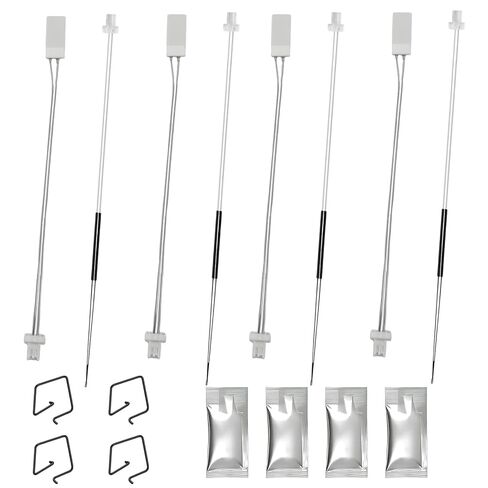 4 قطع 0.4 مم U1 Hotend لـ Snapmaker U1، Hotend سيراميك مع فوهة فولاذية صلبة، تصميم مانع للتسرب، يتضمن 4 جوارب سيليكون، فرشاة تنظيف الفوهة و4 وسادات مضادة للتدفق الزائد in Kuwait