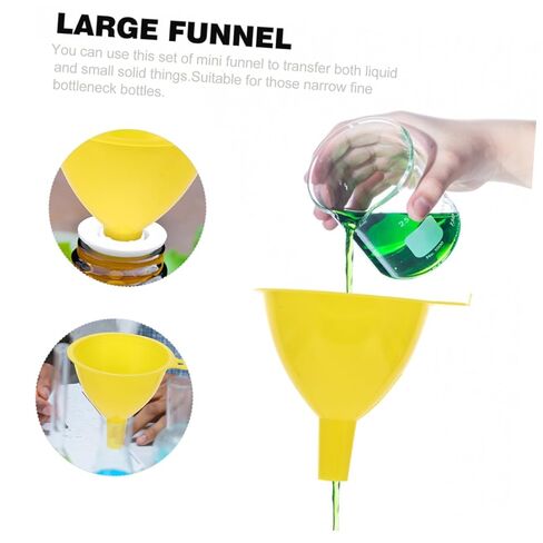 Alipis 15pcs Funnel Lab Plastic Separating Funnel for Liquid Dosing Alcohol Bottle in Saudi Arabia