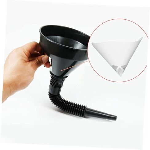 TIDTALEO 50pcs Mesh Filter Funnel Paint Paper Funnel for Car Paint Fine Mesh Strainer Painting Filter Paper Lightweight in Saudi Arabia