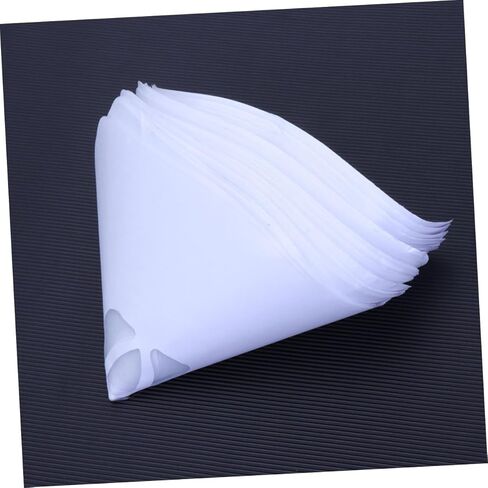 TIDTALEO 50pcs Mesh Filter Funnel Paint Paper Funnel for Car Paint Fine Mesh Strainer Painting Filter Paper Lightweight in Saudi Arabia
