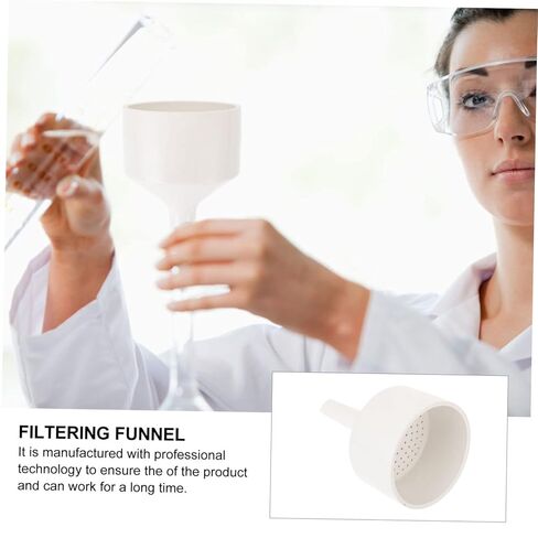 Gatuida 1pc Ceramic Filtering Funnel for Laboratory and Kitchen Use Smooth and Edges for Science Experiments and Precision Filtering in Saudi Arabia