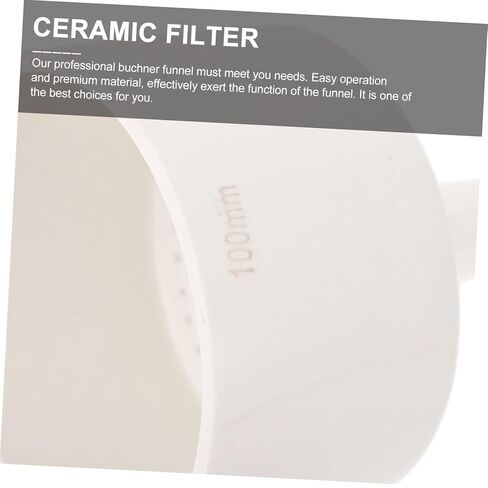 Gatuida 1pc Ceramic Filtering Funnel for Laboratory and Kitchen Use Smooth and Edges for Science Experiments and Precision Filtering in Saudi Arabia