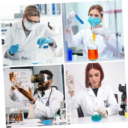 LIFKOME 5pcs Filter Funnel Adapter Pads Professional Rubber Filter Mat for Chemistry Lab Smooth Surface Tapered Collar Design Random Color in Saudi Arabia