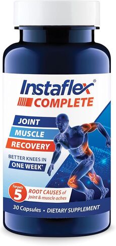 Instaflex Complete Joint Supplement - Doctor Formulated Joint, Muscle, and Recovery Supplement, Turmeric, Collagen Peptides, Hyaluronic Acid, 30 Capsules in Kuwait