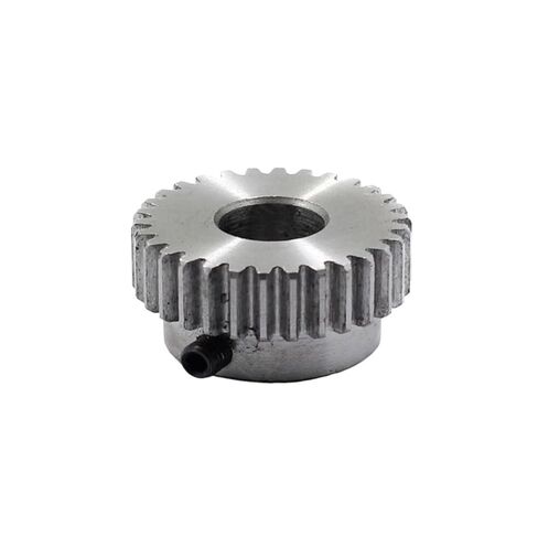 Steel Heavy Duty Motor Pinion Gear 2pc Machine Gear Steel Tooth 1 Mould 21 Inner Hole 6/8/10mm(1M21T 8mm Hole) in Saudi Arabia