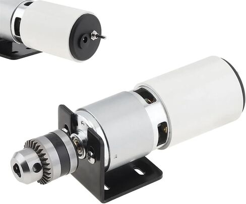 775 Motor 12V-24V Table Drill Positive Inversion Lathe Press Motor with B10 Drill and Mount Bracket for Milling Machine in Saudi Arabia