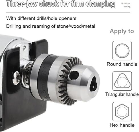 775 Motor 12V-24V Table Drill Positive Inversion Lathe Press Motor with B10 Drill and Mount Bracket for Milling Machine in Saudi Arabia