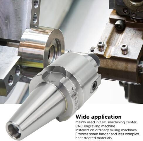 حامل قاطع مطحنة الوجه لمخرطة CNC، حفارة طحن قطع العمل، صدمة عالية القوة، مقاومة الأكسدة لدرجات الحرارة العالية، سبائك فولاذية 40cr مع صندوق تخزين in Kuwait