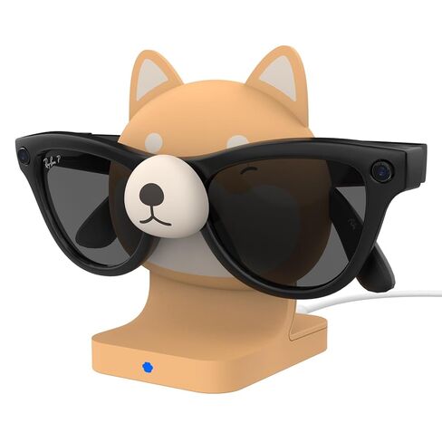 Kissmart Soft Silicone Charger Stand for RayBan Meta Glasses (Wayfarer/Headliner/Skylar) - Replacment Charging Dock Station Cable for Ray-ban Meta Gen 1&2 Smart AI Glasses in Saudi Arabia