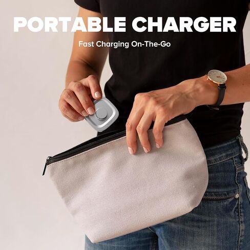 Ring Chager Compatible with Ou-ra Ring4, Fast Charge for Ou-ra Ring Gen 4 of Size 8, Charging Dock with USB-C Cable (Silver Grey) in Kuwait