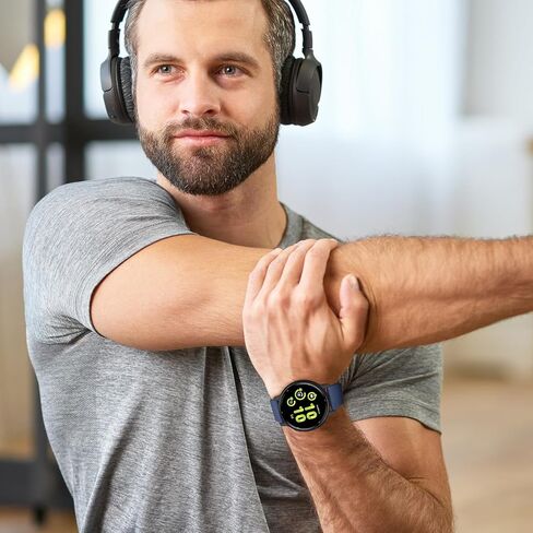 12 عبوة من أربطة السيليكون الناعمة المتوافقة مع Garmin Vivoactive 6/5/3 Trainer/Venu Sq 2/Forerunner 55/165/245/645، حزام بديل رياضي قابل للتنفس بدون فجوة للنساء والرجال in Kuwait