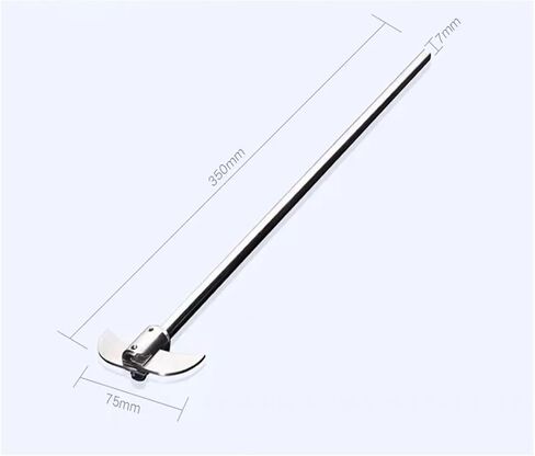 خلاط مختبر ذو جودة عالية من الفولاذ المقاوم للصدأ 304 يعمل على توزيع الشفرات (350 × 75 × 7 مم) in Kuwait