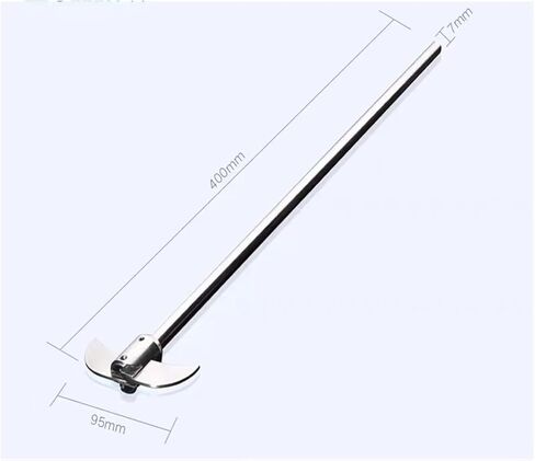 خلاط مختبر ذو جودة عالية من الفولاذ المقاوم للصدأ 304 يوزع الشفرات (400x95x7 مللي متر) in Kuwait