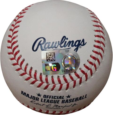 Aaron Nola Autographed OML Baseball FAN in Saudi Arabia