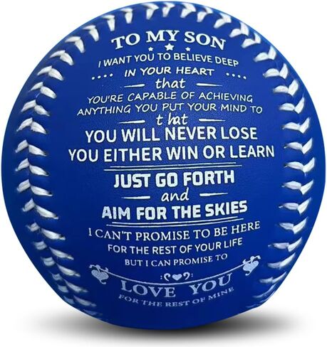 A Meaningful Gift for Your Son: Motivational Baseball, Printed with Inspiring Words in Saudi Arabia