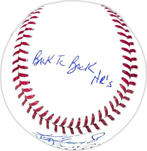 كين غريفي جونيور وكين غريفي الأب. M.L.B Baseball Mariners الرسمي الموقع "Back to Back HR 9/14/90" Beckett BAS Witness Stock #230129 in Saudi Arabia