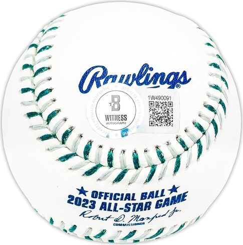 Zac Gallen Autographed Official 2023 All Star Game Logo M.L.B Game Baseball Diamondbacks "1st All Star Game" Beckett BAS Witness Stock #227319 in Saudi Arabia