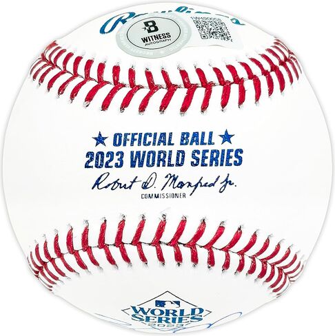 زاك جالن يحمل شعار بطولة العالم 2023 الرسمي الموقع M.L.B Baseball Diamondbacks "Game 1, 5 Starter" Beckett BAS Witness Stock #227322 in Saudi Arabia