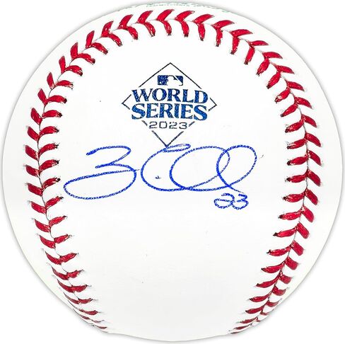 زاك جالن يحمل شعار بطولة العالم 2023 الرسمي الموقع M.L.B Baseball Diamondbacks Beckett BAS Witness Stock #227323 in Saudi Arabia