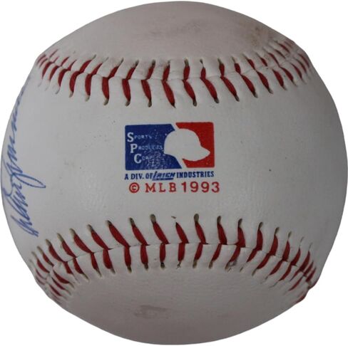 Don Zimmer Signed Colroado 1993 Inaugural Logo Baseball Beckett in Saudi Arabia