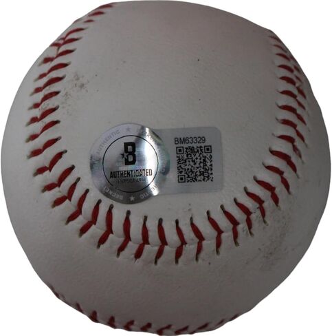 Don Zimmer Signed Colroado 1993 Inaugural Logo Baseball Beckett in Saudi Arabia