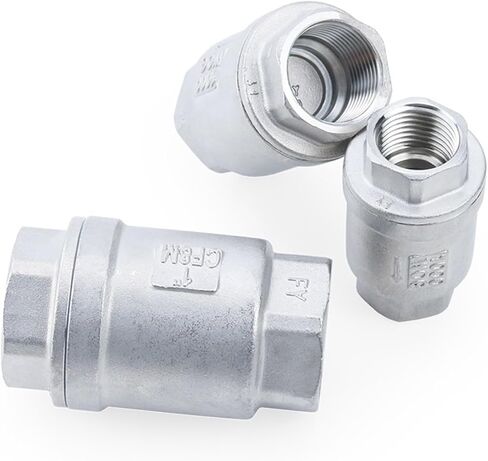 1PCS 2" Female Thread Stainless Steel 304 One Way Vertical Check Valve Non-Return DN15/DN20/DN25/DN32(1-1/2") in Kuwait