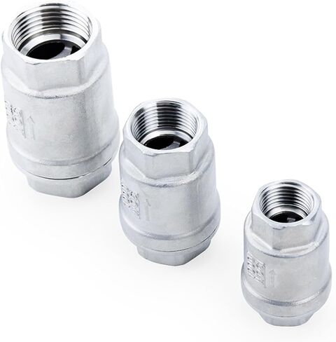 1PCS 2" Female Thread Stainless Steel 304 One Way Vertical Check Valve Non-Return DN15/DN20/DN25/DN32(1-1/2") in Kuwait