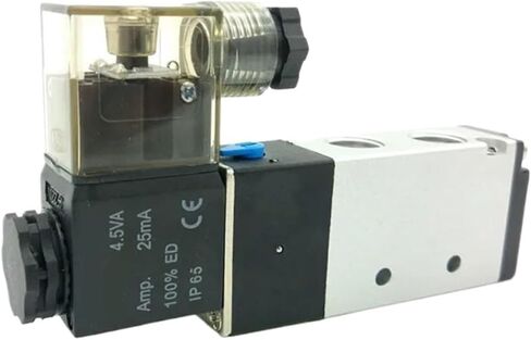 1PCS 4V210-06/08 Solenoid Valve G 1/8" G 1/4" Two-Position Five-Way Pneumatic air Control Valve Model Design(4V210 08 Common G1-4,DC24V_1PC) in Kuwait