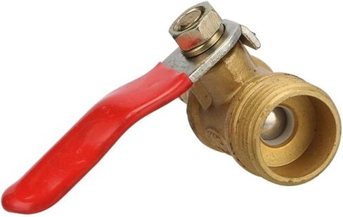 2 Pcs 3/8" Male Thread to Barbed 8mm Pipe Port Copper Valve Agriculture Greenhouse Water Tank Water Shut Off Flow Controller in Kuwait