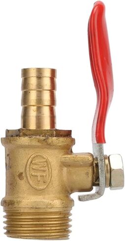 2 Pcs 3/8" Male Thread to Barbed 8mm Pipe Port Copper Valve Agriculture Greenhouse Water Tank Water Shut Off Flow Controller in Kuwait