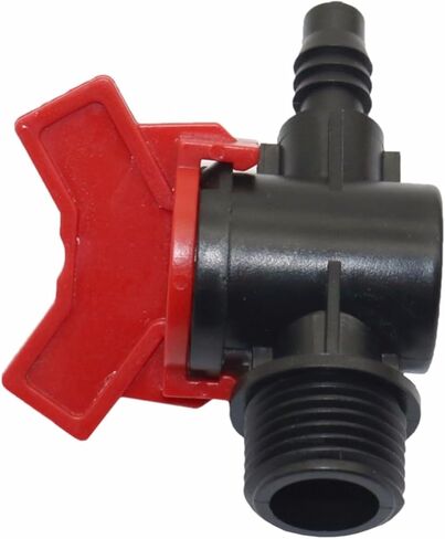 10 Pcs Bypass Valve Irrigation System Garden Hose Switch Valve 1/2 inch to 8 mm Through Connector Tools in Kuwait