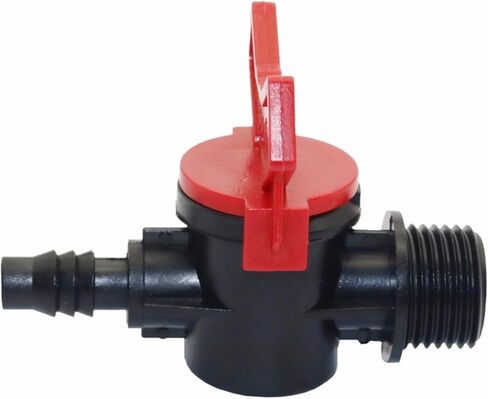 10 Pcs Bypass Valve Irrigation System Garden Hose Switch Valve 1/2 inch to 8 mm Through Connector Tools in Kuwait