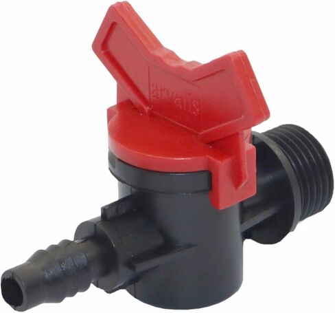 10 Pcs Bypass Valve Irrigation System Garden Hose Switch Valve 1/2 inch to 8 mm Through Connector Tools in Kuwait