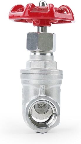 Female Thread Stainless Steel SS304 Gate Valve DN15 DN20 DN25 DN32 DN40 DN50 Straight Through Gate Valve 1.6Mpa(1/2") in Kuwait