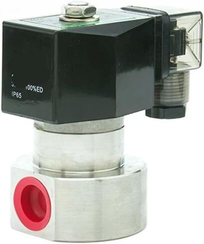 1PCS PG Series 2/2-way Direct-Acting/Pilot-Operated Solenoid Valve 304 Stainless Steel 100/200 bar 1/8" 1/4" 12V 24V 220V(1/8",Closed_220VAC_200 BAR) in Kuwait