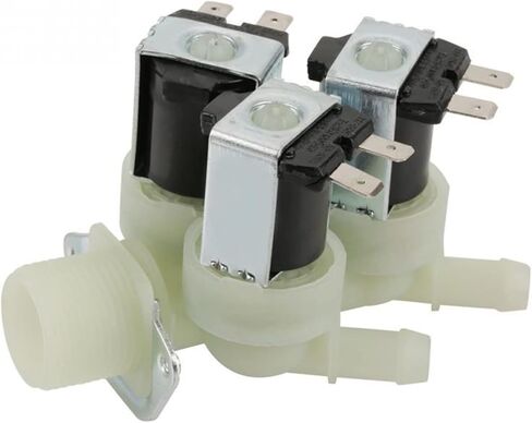 Water Inlet Valve AC 220V G3/4 Inch Solenoid Valve 3 Way Water Inlet N/C Normal Solenoid Valve Water Drain Valve in Kuwait