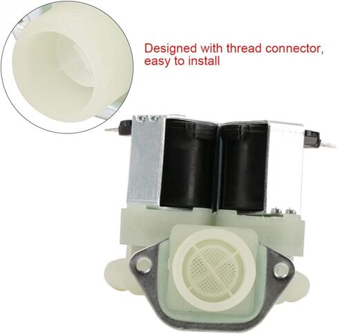 Water Inlet Valve AC 220V G3/4 Inch Solenoid Valve 3 Way Water Inlet N/C Normal Solenoid Valve Water Drain Valve in Kuwait