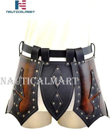 NauticalMart Knight Tassets حزام جلدي مدرع للقرون الوسطى للهالوين in Saudi Arabia