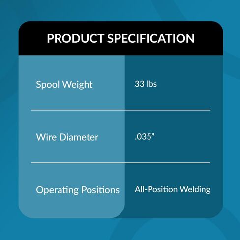 سلك لحام MIG صلب من PGN - ER70S-6 .035 بوصة، بكرة 33 رطل - سلك MIG من الفولاذ الطري مع ترشيش منخفض ومستويات عالية من مزيلات الأكسدة - لجميع لحام الغاز في المواضع - بكرة ABS مقاومة للكسر in Saudi Arabia
