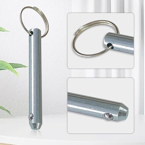 NIIIYTYB Hardware Pins 3/8" Hitch Pin Quick Release Detent Bolt Clip for Marine Bimini Top Clevis Pin Assortment and Speaker Stand Mount Heavy Duty Hardware 3" Total Length Usable Length 2.4" in Saudi Arabia