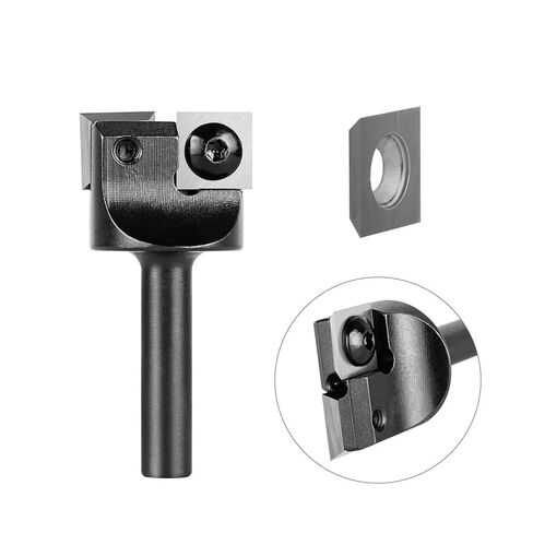 8 مللي متر عرقوب 2 الناي الخشب المسوي بت 26 مللي متر قطع القطر CNC Spoilboard تسطيح تامبور راوتر بت إدراج لوح كربيد in Kuwait