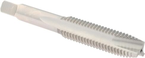 Hertel Spiral Point Tap, M12x1.75 Metric Coarse, 3 Flutes, HSS, Bright Finish, Plug Chamfer, Right Hand, 3-3/8" OAL, 1-21/32" Thread Length, 0.367" Shank Diameter in Saudi Arabia