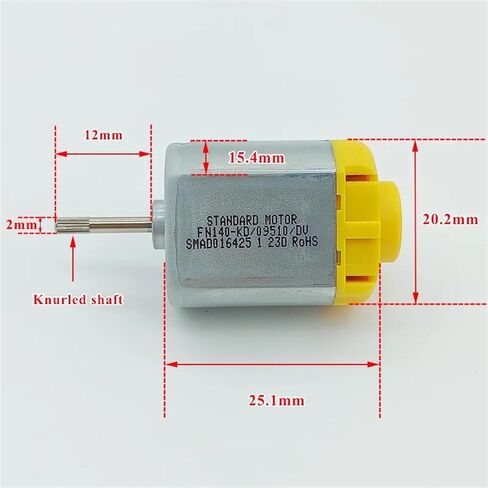 Standard Motor FN140-KD/09510 DC 12V-24V 16500RPM 20mm Electric Motor Car Door Lock Folding Rearview Mirror Repair Motor in Saudi Arabia
