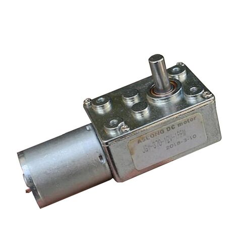 JGY370 DC 12V-24V 1RPM-2RPM Slow Speed Large 370 Worm Gear Motor Metal Gear Box Reducer Motor Reversible in Saudi Arabia